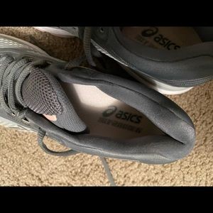 Womens ASICS shoes worn once. Excellent used condition.